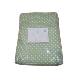 Pottery Barn Kids Green Polka Dot Belt Loop Blackout Panel pan de rideau 84x44